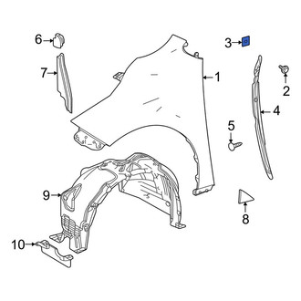 Toyota OE - Right Fender Seal