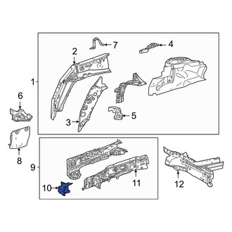 Toyota OE - Front Left Frame Side Member Bracket