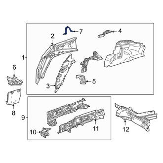 Toyota OE - Left Fender Rail Bracket