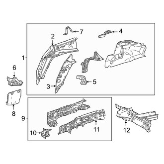 Toyota OE - Fender - Structural Components & Rails