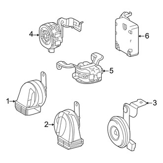 Toyota OE - Electrical - Horn