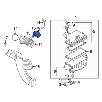 Toyota OE - Engine Air Intake Resonator
