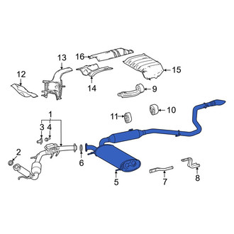 Toyota OE - Exhaust Muffler