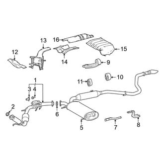 Toyota OE - Exhaust System - Exhaust Components