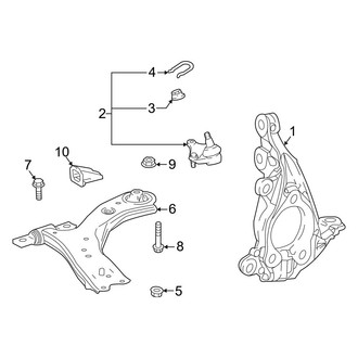Toyota OE - Front Suspension - Suspension Components