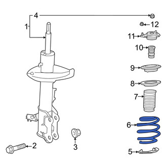 Toyota OE - Front Coil Spring
