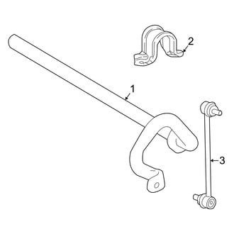 Toyota OE - Front Suspension - Stabilizer Bar & Components