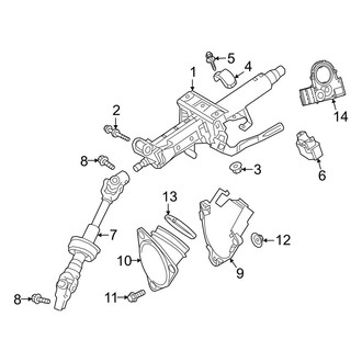 Toyota OE - Steering Column Assembly (Manual Tilt)
