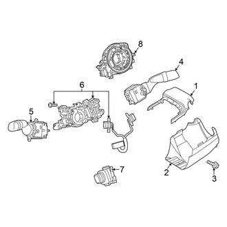 Toyota OE - Steering Column - Shroud, Switches & Levers (Power Tilt)