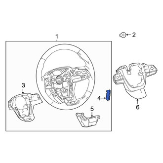 Toyota OE - Left Steering Wheel Plug