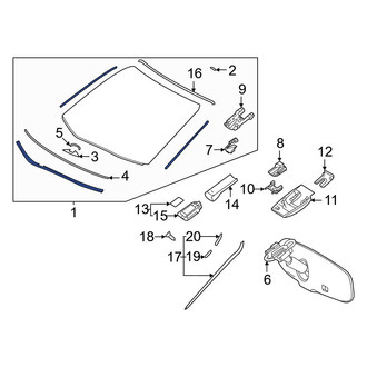 Toyota OE - Front Windshield