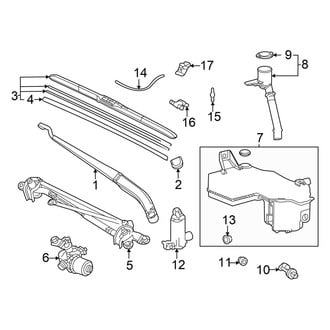 Toyota OE - Windshield - Wiper & Washer Components