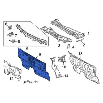 Toyota OE - Front Firewall