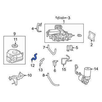 Toyota OE - Rear Right Brake Hydraulic Hose