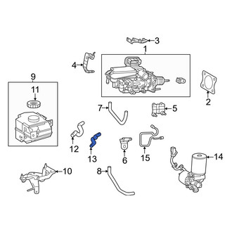 Toyota OE - Rear Left Brake Hydraulic Hose