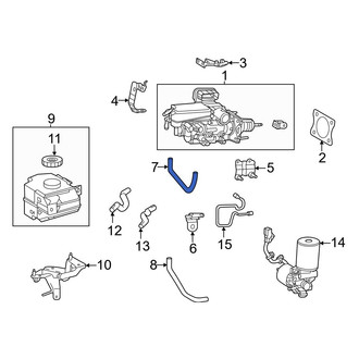 Toyota OE - Rear Right Brake Hydraulic Hose