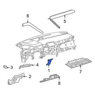 Toyota OE - Front Right Lower Instrument Panel Cover