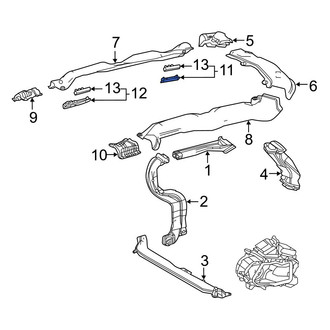 Toyota OE - Rear Dashboard Air Vent