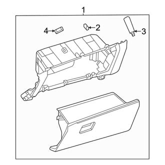 Toyota OE - Instrument Panel - Glove Box