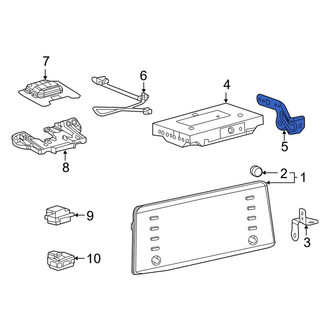Toyota OE - Left GPS Navigation Control Module Bracket