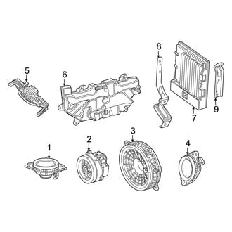 Toyota OE - Instrument Panel - Sound System (Speakers, With Premium Audio)