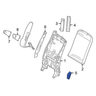 Toyota OE - Center Outer Seat Belt Anchor Plate Cover