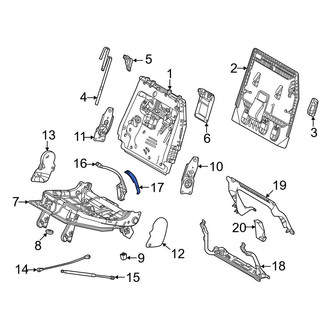 Toyota OE - Left Seat Armrest Cap