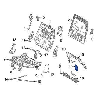 Toyota OE - Rear Left Seat Hinge Cover