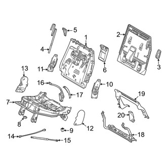 Toyota OE - Seats & Tracks - Third Row Seats (60% Side, Frame & Trim)