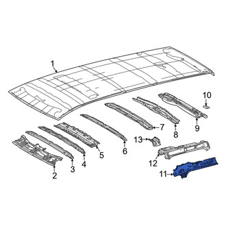 Toyota OE - Left Roof Side Rail