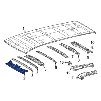 Toyota OE - Front Roof Header Panel