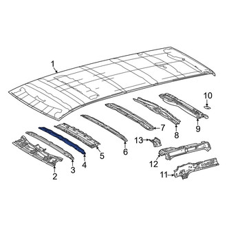 Toyota OE - Front Center Roof Panel Reinforcement