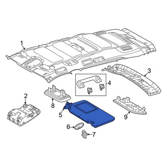 Toyota OE - Left Sun Visor