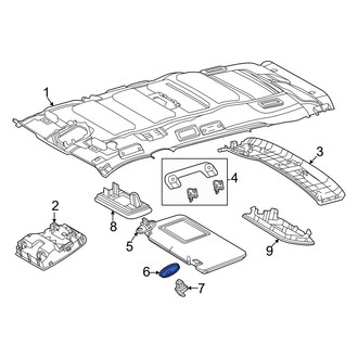 Toyota OE - Sun Visor Cap