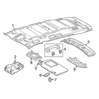 Toyota OE - Roof - Interior Trim (W/O Sunroof), (LE)