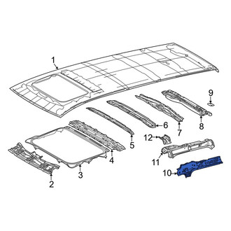 Toyota OE - Right Roof Side Rail