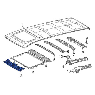 Toyota OE - Front Roof Header Panel