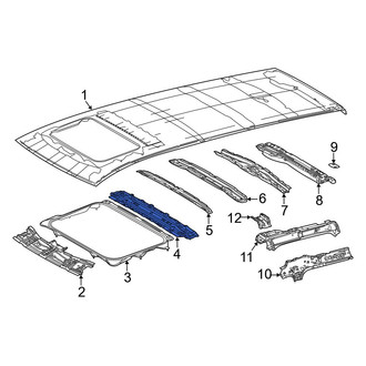 Toyota OE - Front Roof Panel Reinforcement