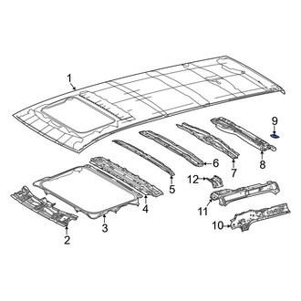 Toyota OE - Roof Header Panel Bracket