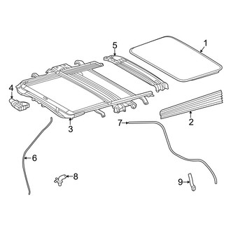 Toyota OE - Roof - Sunroof (With Sunroof)