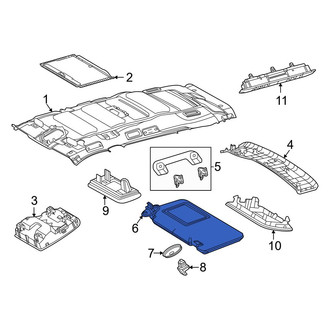Toyota OE - Left Sun Visor