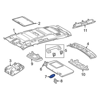 Toyota OE - Sun Visor Cap