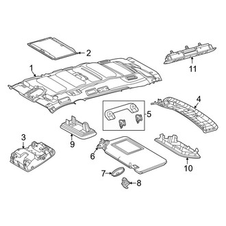 Toyota OE - Roof - Interior Trim (With Sunroof)