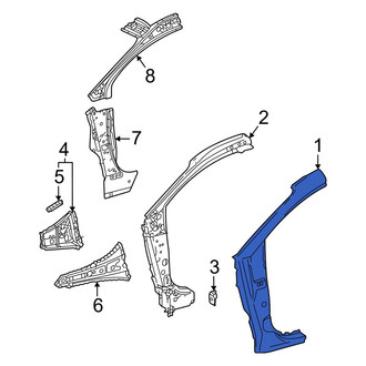 Toyota OE - Left Body A-Pillar
