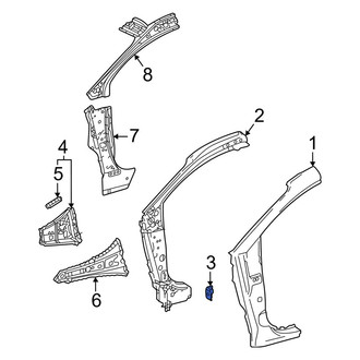 Toyota OE - Body A-Pillar Bracket