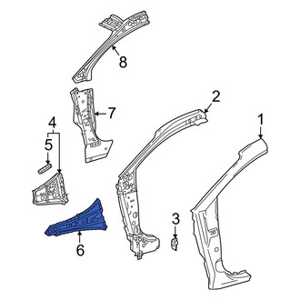 Toyota OE - Front Left Fender Gusset