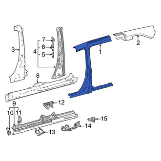 Toyota OE - Left Outer Body B-Pillar