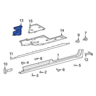 Toyota OE - Front Right Floor Pan Splash Shield