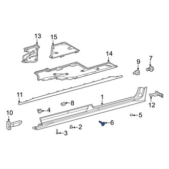 Toyota OE - Rocker Panel Molding Screw