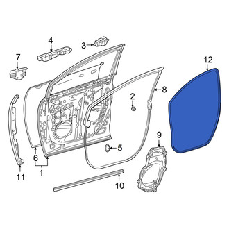 Toyota OE - Front Left Inner Door Seal